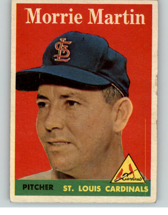 1958 Topps Baseball #053 Morrie Martin Cardinals VG-EX 349845