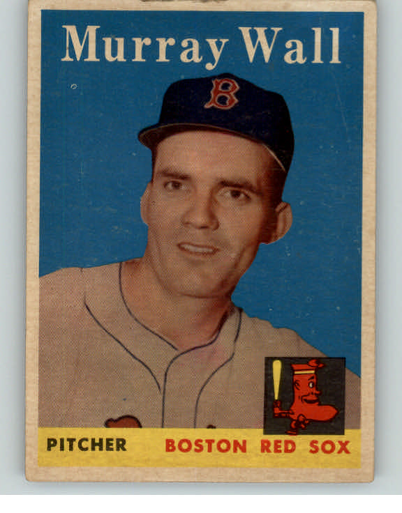 1958 Topps Baseball #410 Murray Wall Red Sox VG-EX 350029
