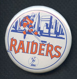 1973-74 WHA Hockey Buttons New York Raiders EX-MT 350132