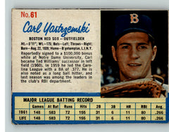 1962 Post #061 Carl Yastrzemski Red Sox VG-EX 350903