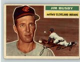 1956 Topps Baseball #330 Jim Busby Indians EX 352108