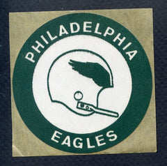 1970-71 Chiquita NFL Logo Stickers Philadelphia Eagles 353487