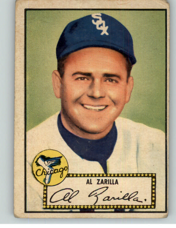 1952 Topps Baseball #070 Al Zarilla White Sox Red VG 359650