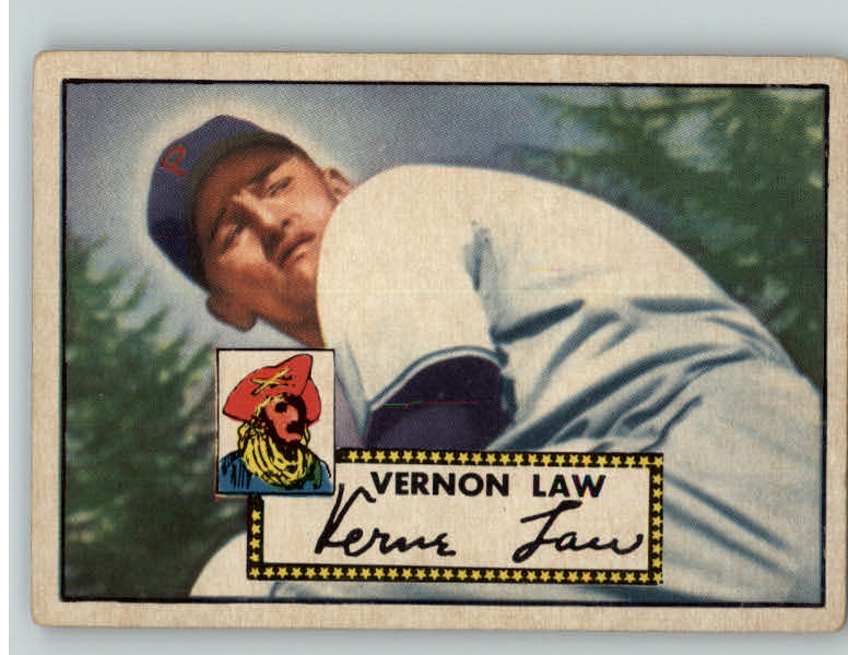 1952 Topps Baseball #081 Vern Law Pirates VG-EX 359666
