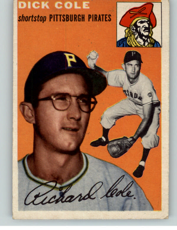 1954 Topps Baseball #084 Dick Cole Pirates EX-MT 360284