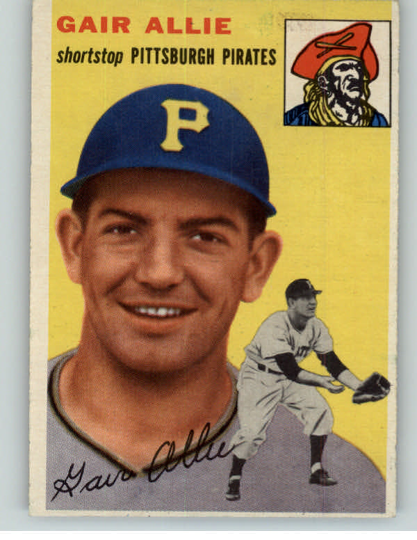 1954 Topps Baseball #179 Gair Allie Pirates EX-MT 360673