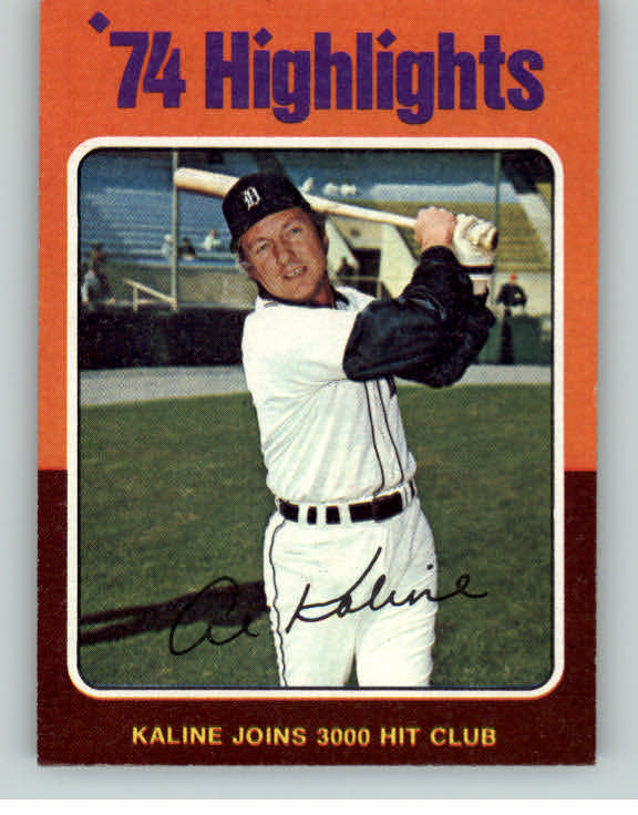 1974 Topps Baseball #004 Al Kaline HL Tigers NR-MT 362543