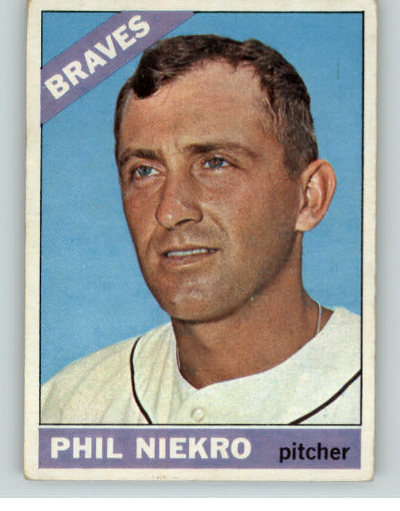 1966 Topps Baseball #028 Phil Niekro Braves EX 362705