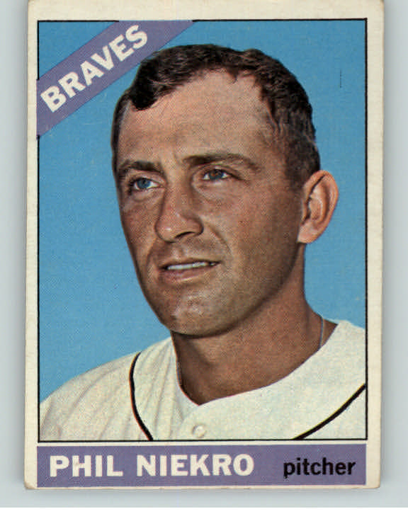 1966 Topps Baseball #028 Phil Niekro Braves VG-EX 362706