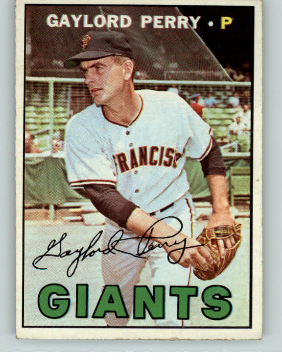 1967 Topps Baseball #320 Gaylord Perry Giants EX 362740