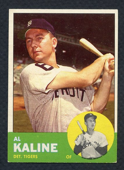 1963 Topps Baseball #025 Al Kaline Tigers EX-MT 363115