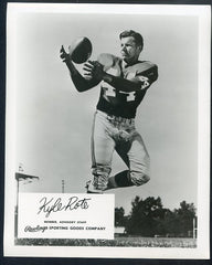 1960's Rawlings 8x10 Advisory Staff Kyle Rote Giants EX-MT 365857