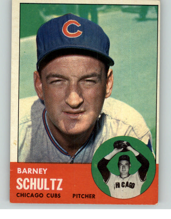 1963 Topps Baseball #452 Barney Schultz Cubs EX-MT 366377
