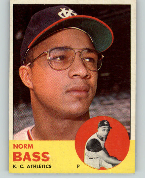 1963 Topps Baseball #461 Norm Bass A's NR-MT 366385