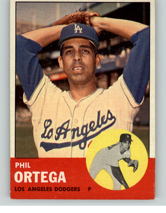1963 Topps Baseball #467 Phil Ortega Dodgers NR-MT 366389