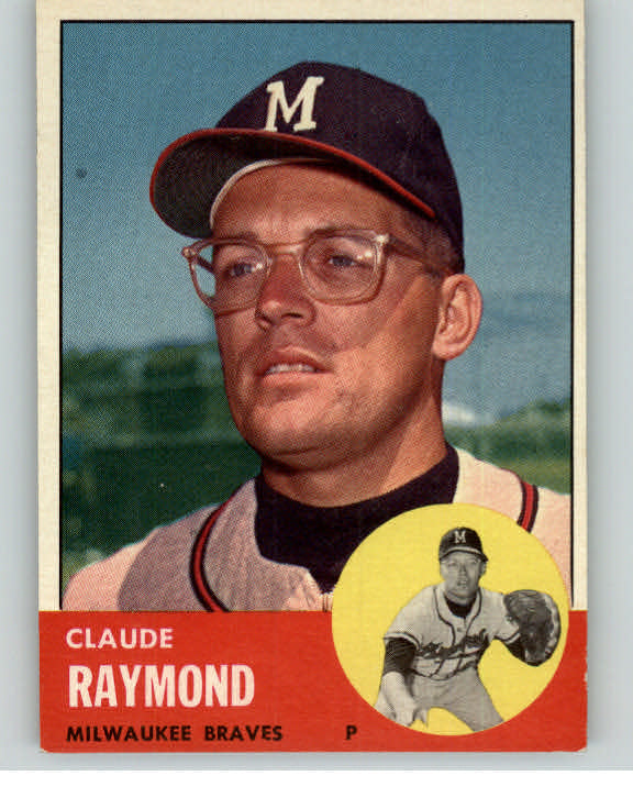 1963 Topps Baseball #519 Claude Raymond Braves NR-MT 366434