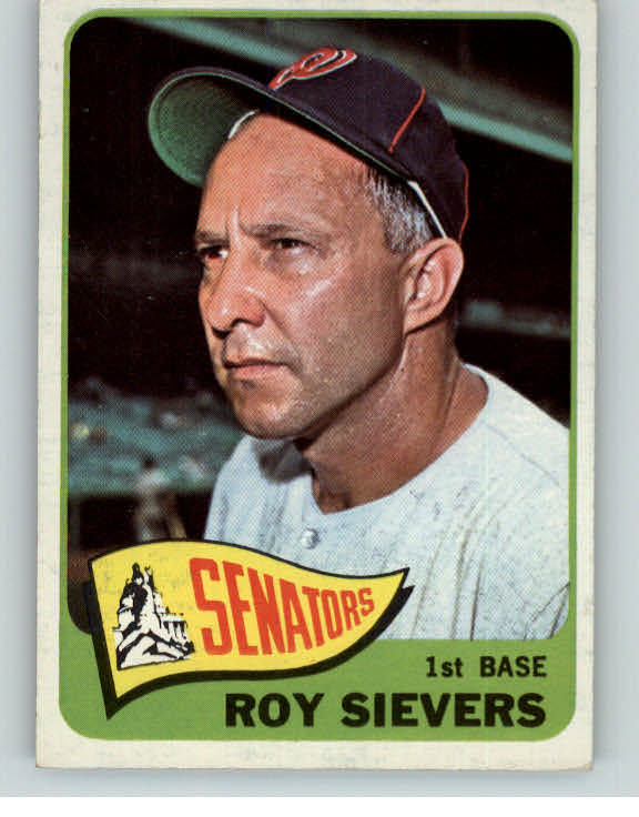 1965 Topps Baseball #574 Roy Sievers Senators EX-MT 366550