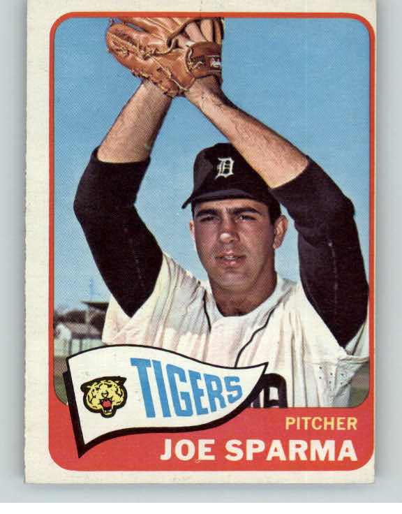 1965 Topps Baseball #587 Joe Sparma Tigers VG-EX 366574
