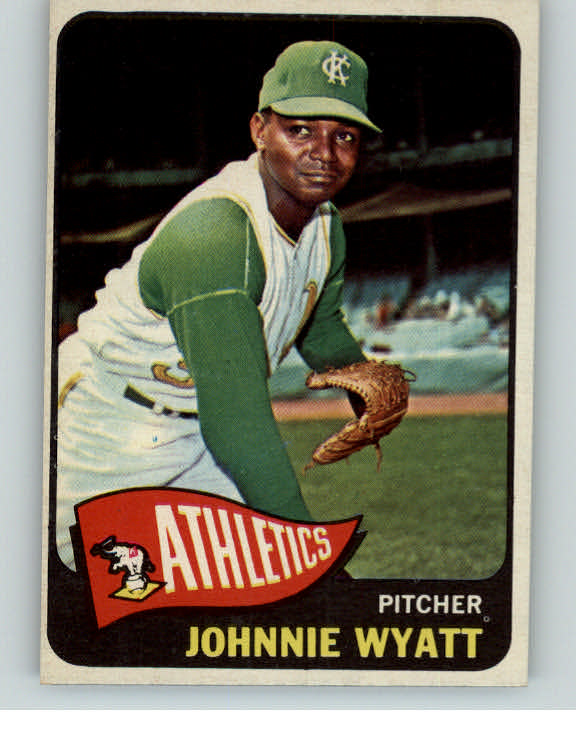 1965 Topps Baseball #590 Johnnie Wyatt A's EX-MT 366578