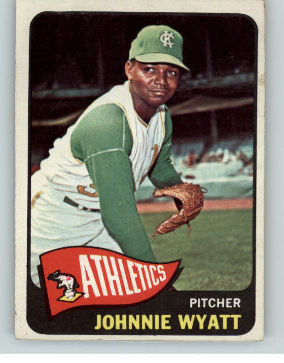 1965 Topps Baseball #590 Johnnie Wyatt A's EX 366579