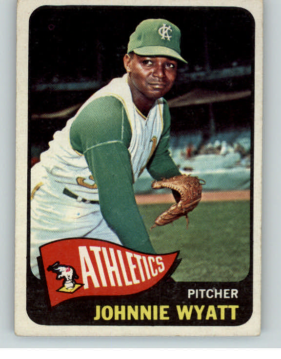 1965 Topps Baseball #590 Johnnie Wyatt A's EX 366580