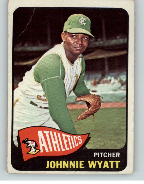 1965 Topps Baseball #590 Johnnie Wyatt A's VG-EX 366585