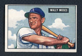 1951 Bowman Baseball #261 Wally Moses A's EX-MT 367096