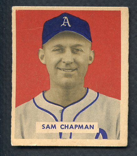 1949 Bowman Baseball #112 Sam Chapman A's EX 367276
