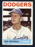 1964 Topps Baseball #120 Don Drysdale Dodgers Good Ink Front 368234