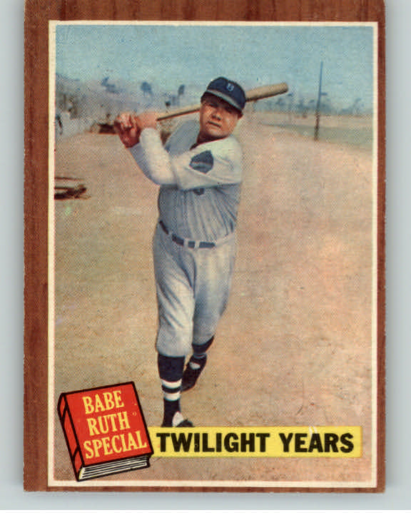 1962 Topps Baseball #141 Babe Ruth Yankees EX-MT 368722