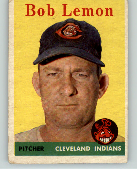 1958 Topps Baseball #002 Bob Lemon Indians VG-EX 368830