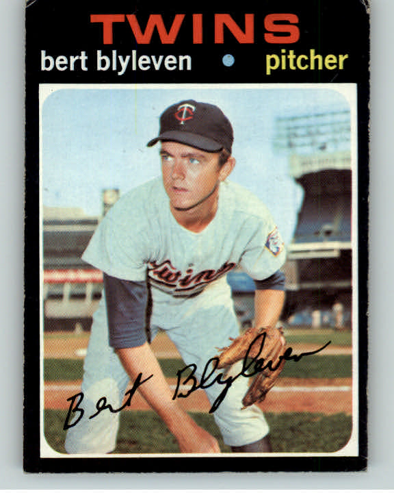 1971 Topps Baseball #026 Bert Blyleven Twins EX 370223