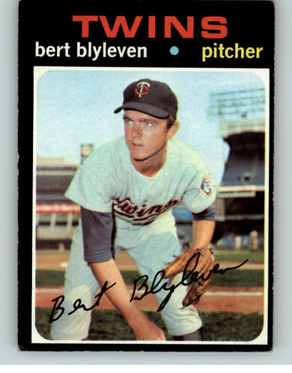 1971 Topps Baseball #026 Bert Blyleven Twins EX 370227