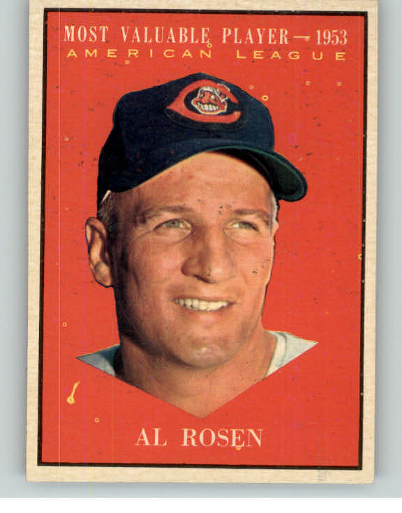 1961 Topps Baseball #474 Al Rosen MVP Indians EX 370473