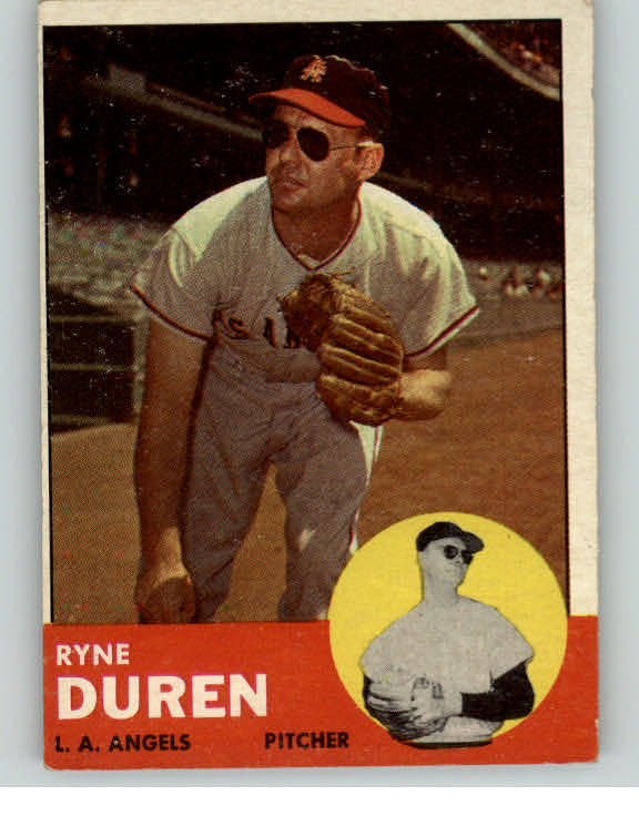 1963 Topps Baseball #017 Ryne Duren Angels VG-EX 370738