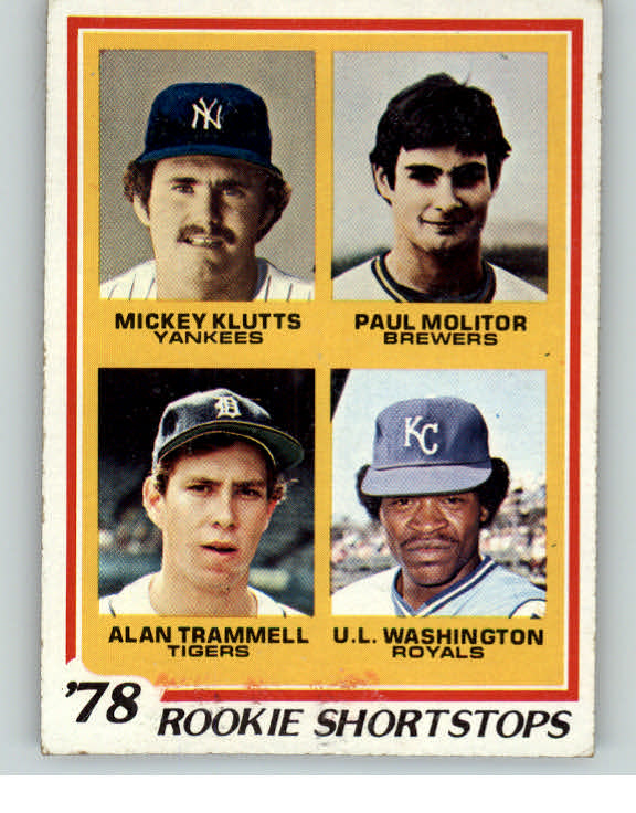 1978 Topps Baseball #707 Paul Molitor Brewers VG-EX 370767