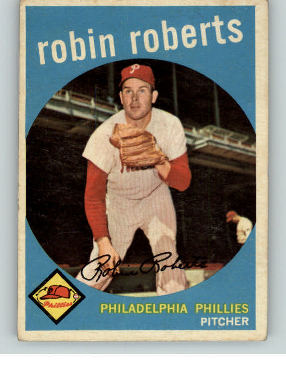 1959 Topps Baseball #352 Robin Roberts Phillies VG-EX 370894