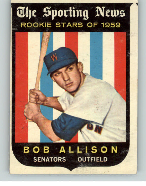 1959 Topps Baseball #116 Bob Allison Senators VG-EX 370966