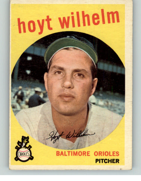 1959 Topps Baseball #349 Hoyt Wilhelm Orioles VG-EX 370987