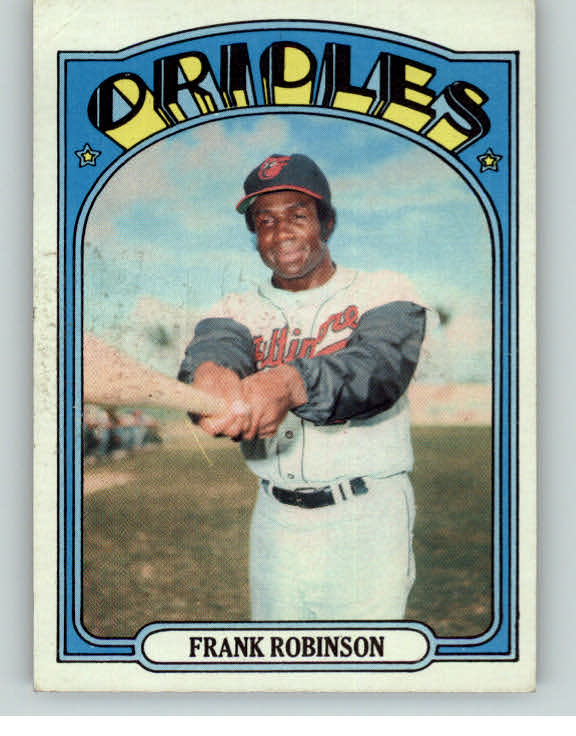 1972 Topps Baseball #100 Frank Robinson Orioles VG-EX 371118