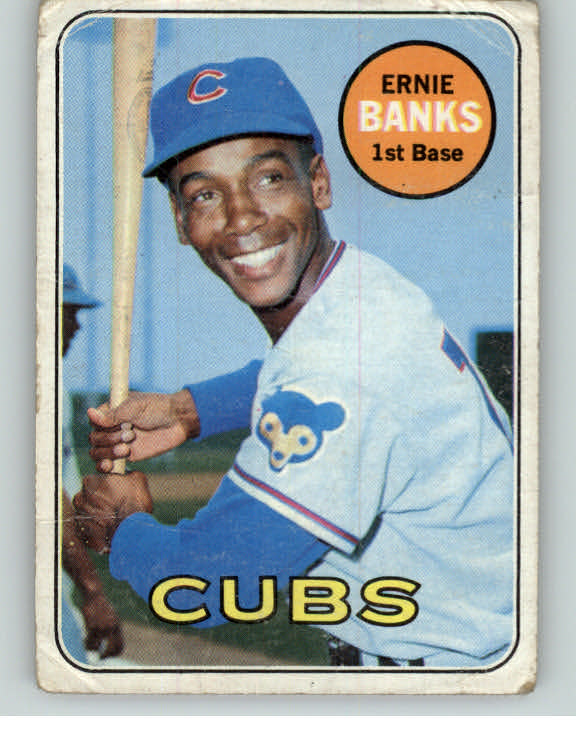 1969 Topps Baseball #020 Ernie Banks Cubs GOOD 371261