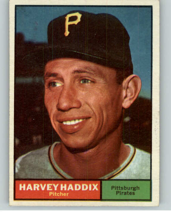 1961 Topps Baseball #100 Harvey Haddix Pirates EX-MT 371298