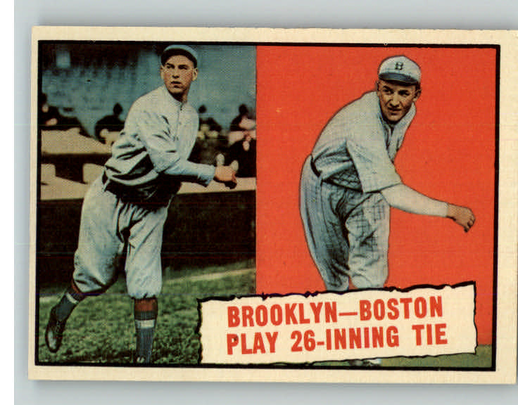 1961 Topps Baseball #403 Brooklyn Boston EX-MT 371343