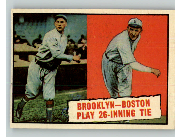 1961 Topps Baseball #403 Brooklyn Boston EX-MT 371350