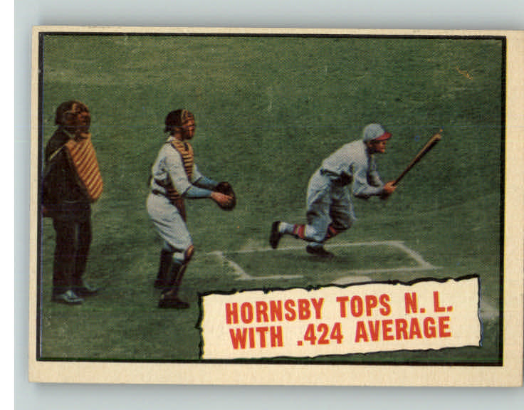 1961 Topps Baseball #404 Rogers Hornsby IA Cardinals EX-MT 371364