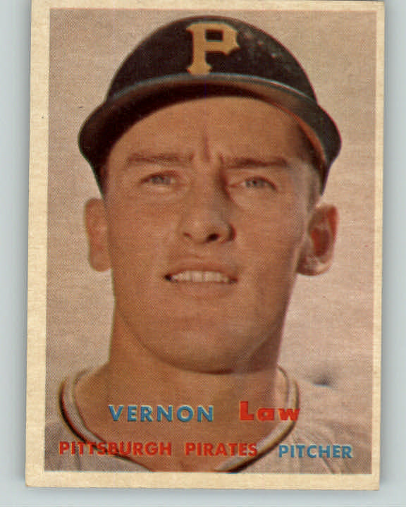 1957 Topps Baseball #199 Vern Law Pirates EX-MT 371442