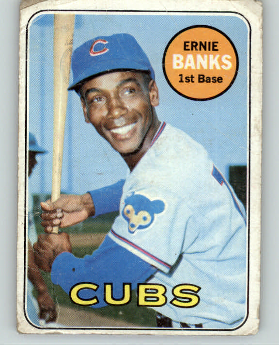 1969 Topps Baseball #020 Ernie Banks Cubs Good 371838