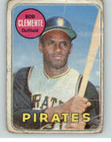 1969 Topps Baseball #050 Roberto Clemente Pirates POOR 371897