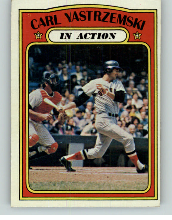 1972 Topps Baseball #038 Carl Yastrzemski IA Red Sox NR-MT 372179