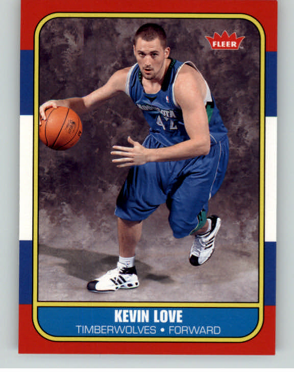 2008 Fleer 1986 Rookies #167 Kevin Love Timberwolves NR-MT 373120